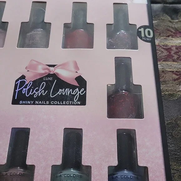L.A. Colors Luxe Polish Limited Edition Set Ten Beautiful Nail Polish  Colors - Picture 2 of 11